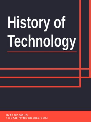 cover image of History of Technology